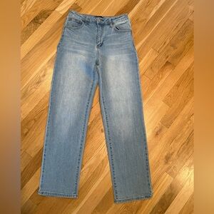 BCBGeneration Light Blue Skater Straight Leg Jeans